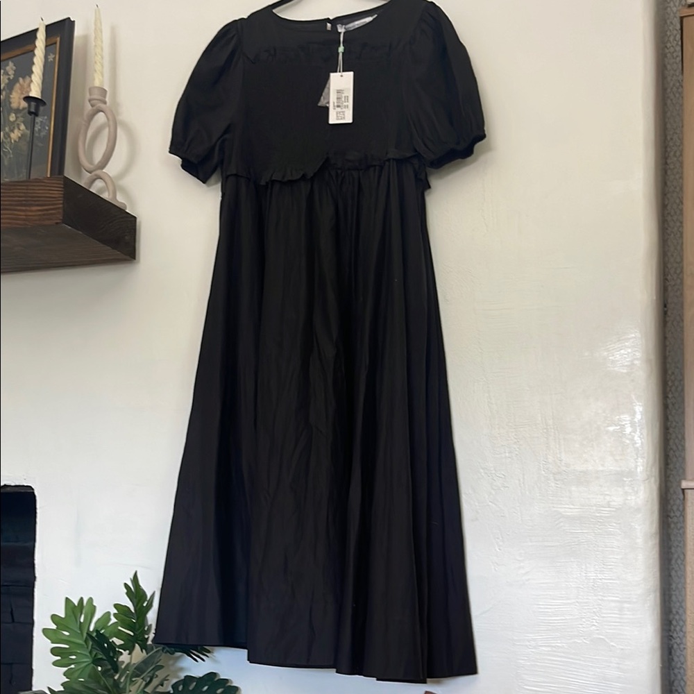 Bohemian trader smocked dress